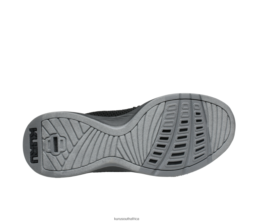 Women STRIDE WIDE 6X6J4J95 Kuru Jet Black/Slate Gray Shoes