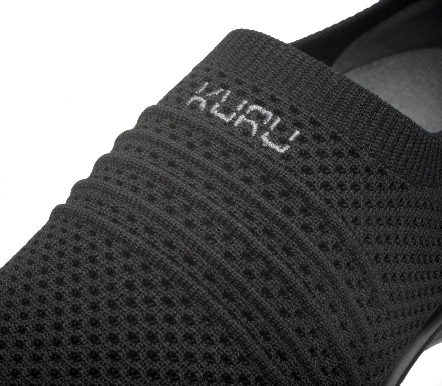 Women STRIDE WIDE 6X6J4J95 Kuru Jet Black/Slate Gray Shoes