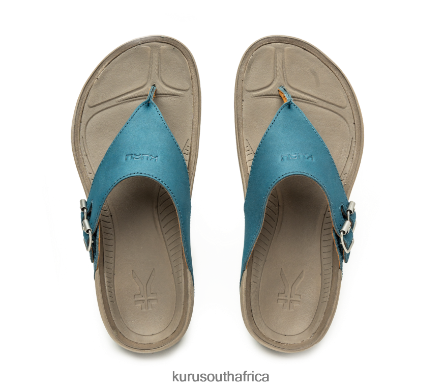 Women SUOMI 6X6J4J117 Kuru Wailea Blue/Faded Brown Shoes