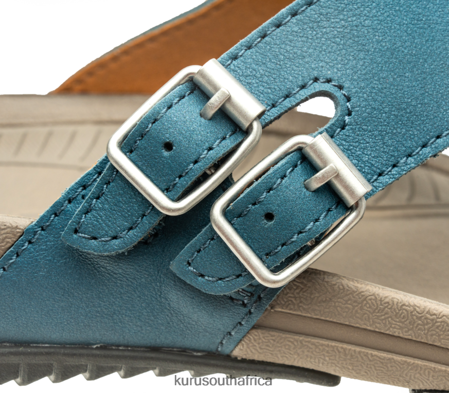 Women SUOMI 6X6J4J117 Kuru Wailea Blue/Faded Brown Shoes