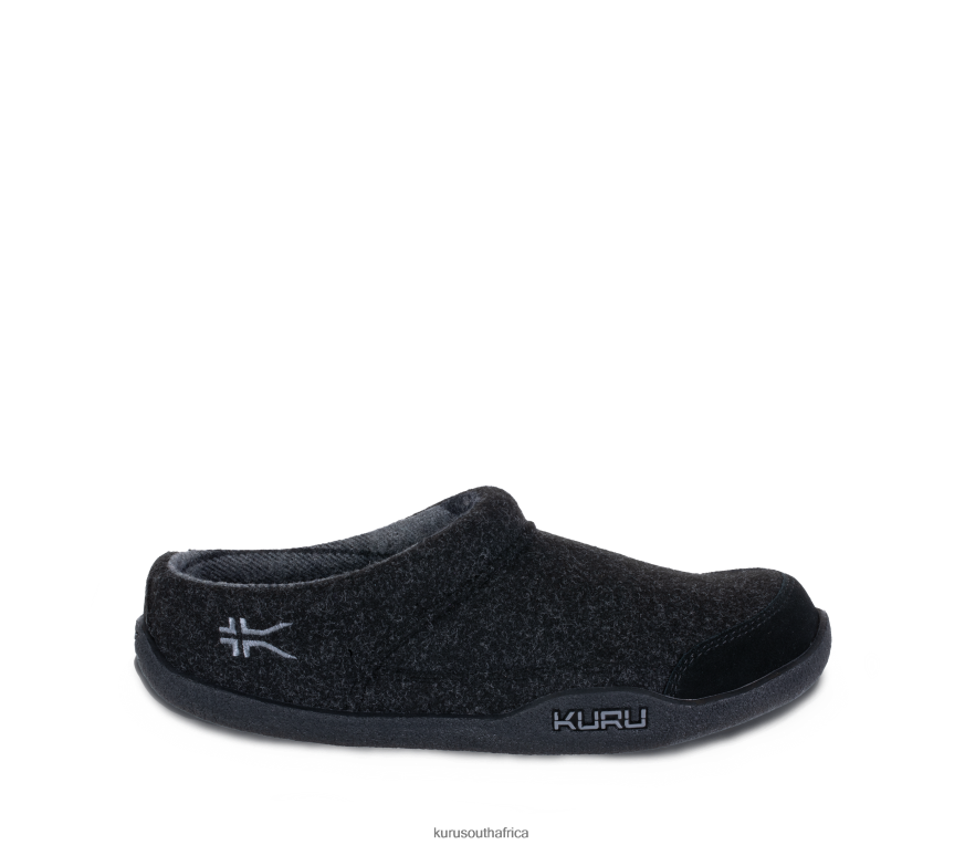 Men DRAFT 6X6J4J185 Kuru Charcoal/Black Shoes