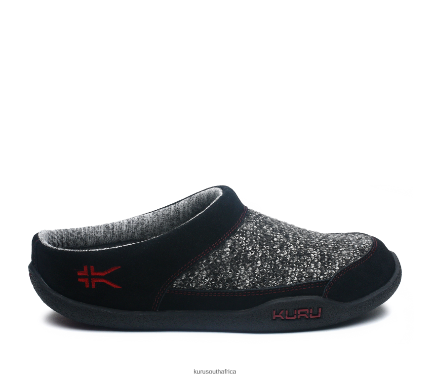 Women DRAFT 6X6J4J74 Kuru Black/Red Ruby Shoes