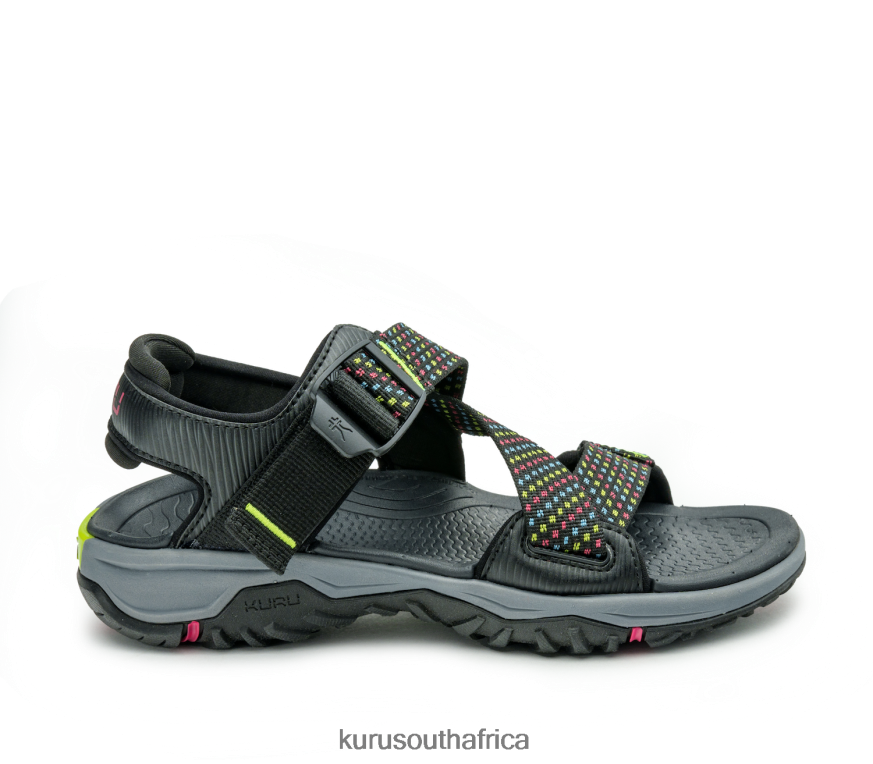 Women CURRENT 6X6J4J120 Kuru Jet Black/Multi Shoes